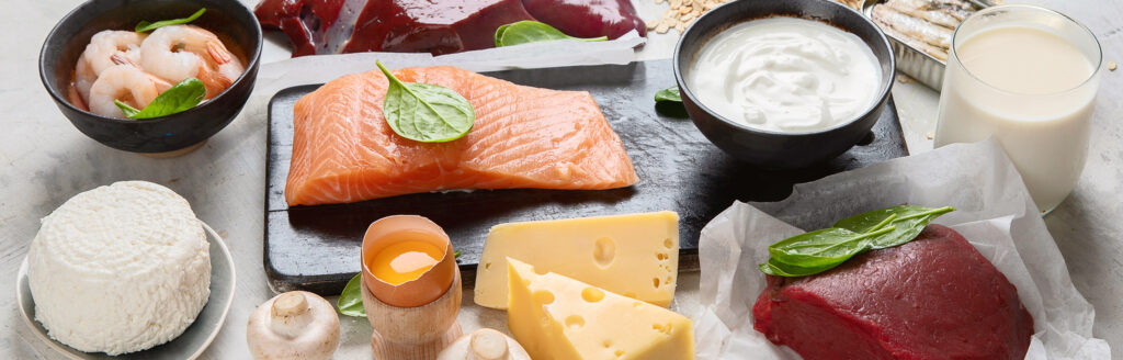 La vitamine B12 est présente dans les aliments d'origine animale, sous différentes formes