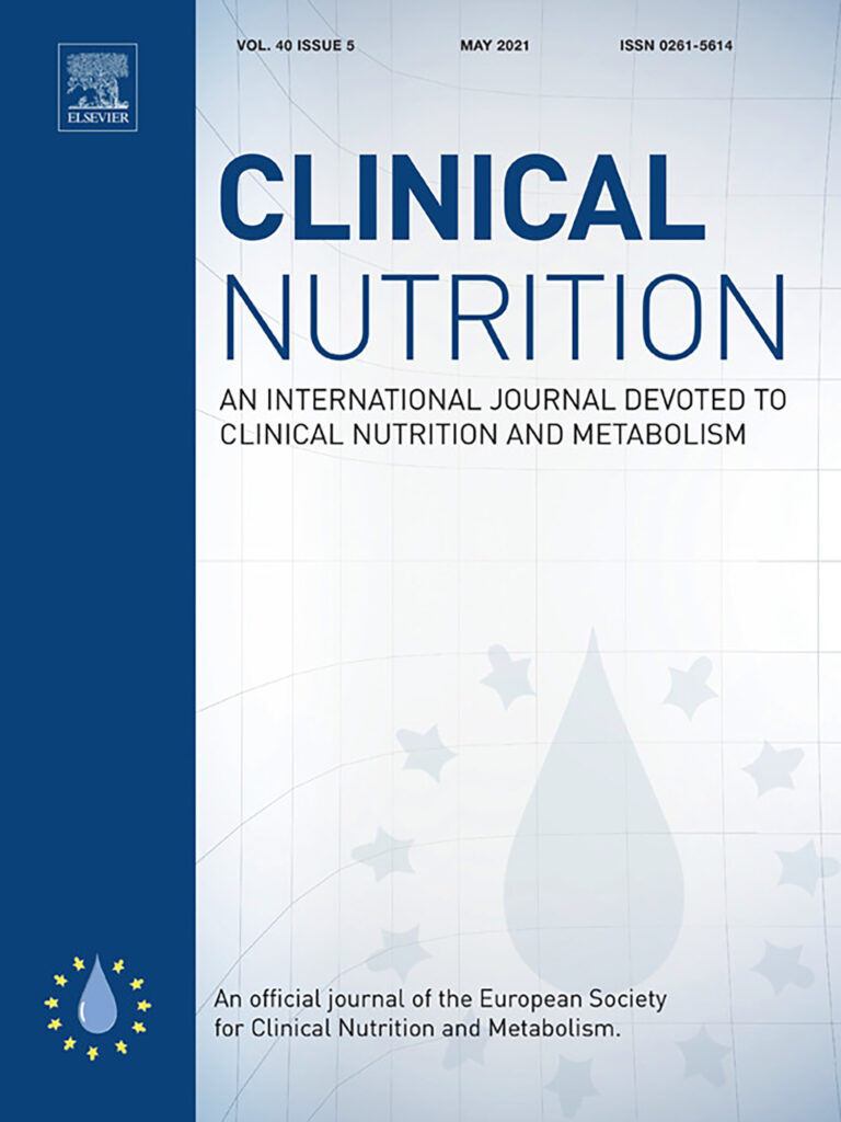 couverture du journal Clinical Nutrition