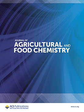 couverture du Journal Of Agricultural And Food Chemistry