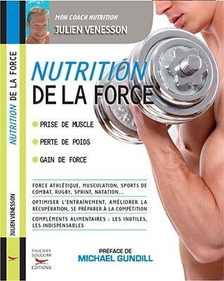 couverture du livre nutrition de la force de julien venesson