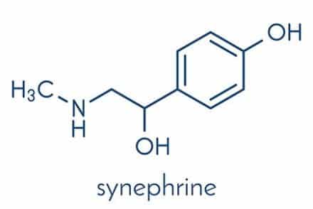 dessin d'une molécule de synéphrine