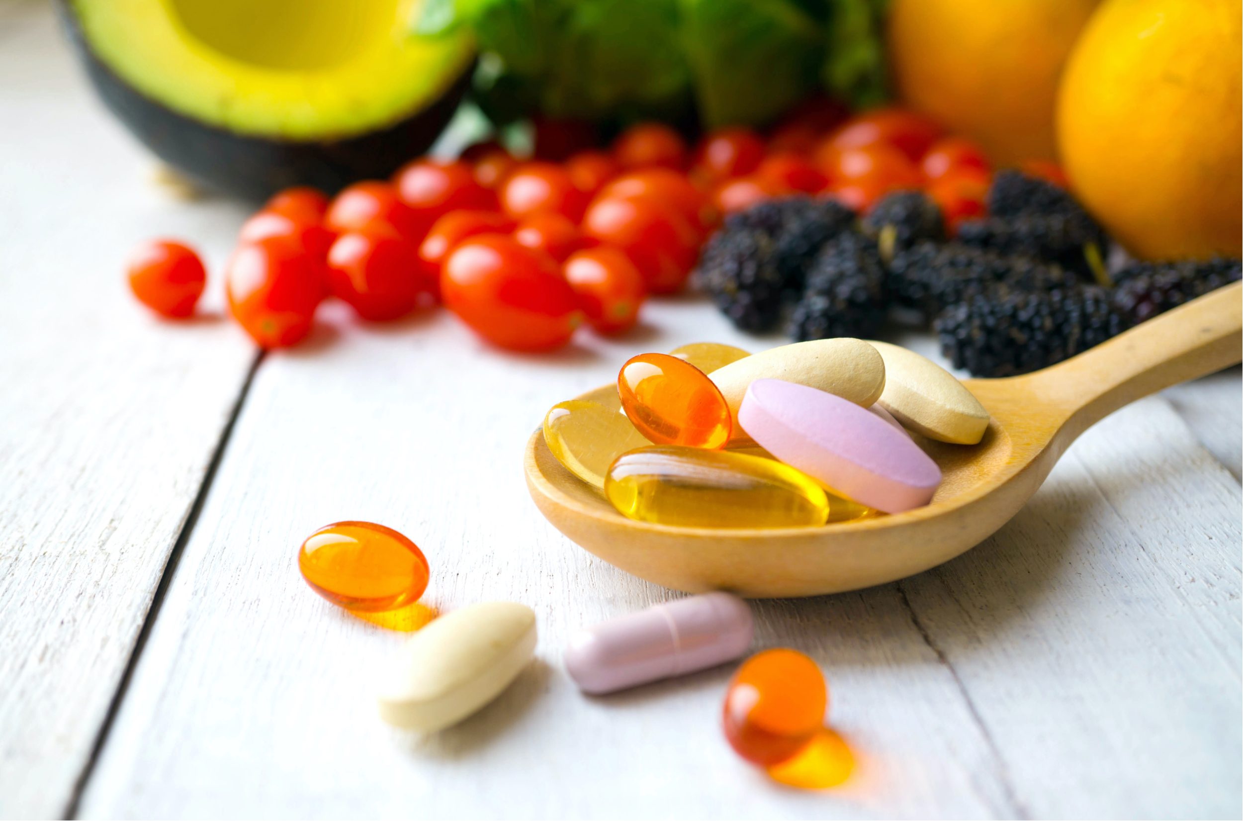 La restriction calorique s'accompagne très souvent d'un déficit en vitamines